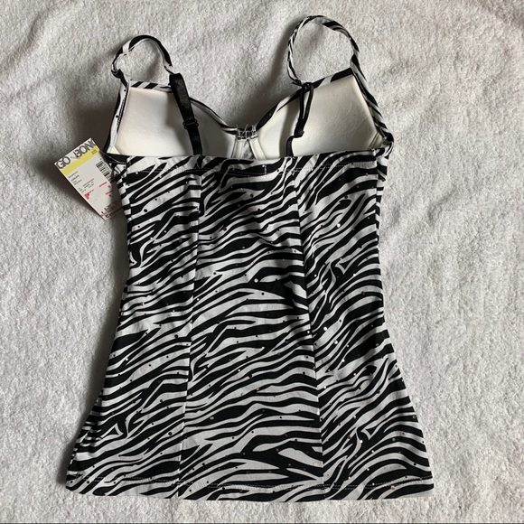 ZEBRA PRINT BUSTIER TOP❤️‼️ - Picture 4 of 4